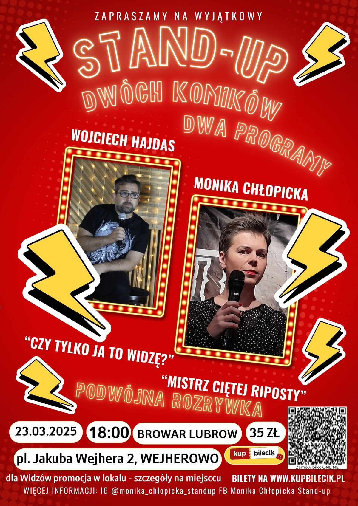 Stand-up - Monika Ch\u0142opicka i Wojciech Hajdas