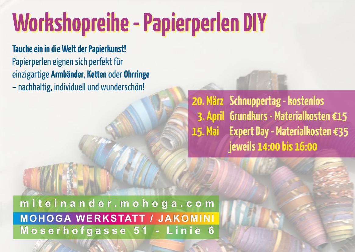 diy.miteinander Papierperlen