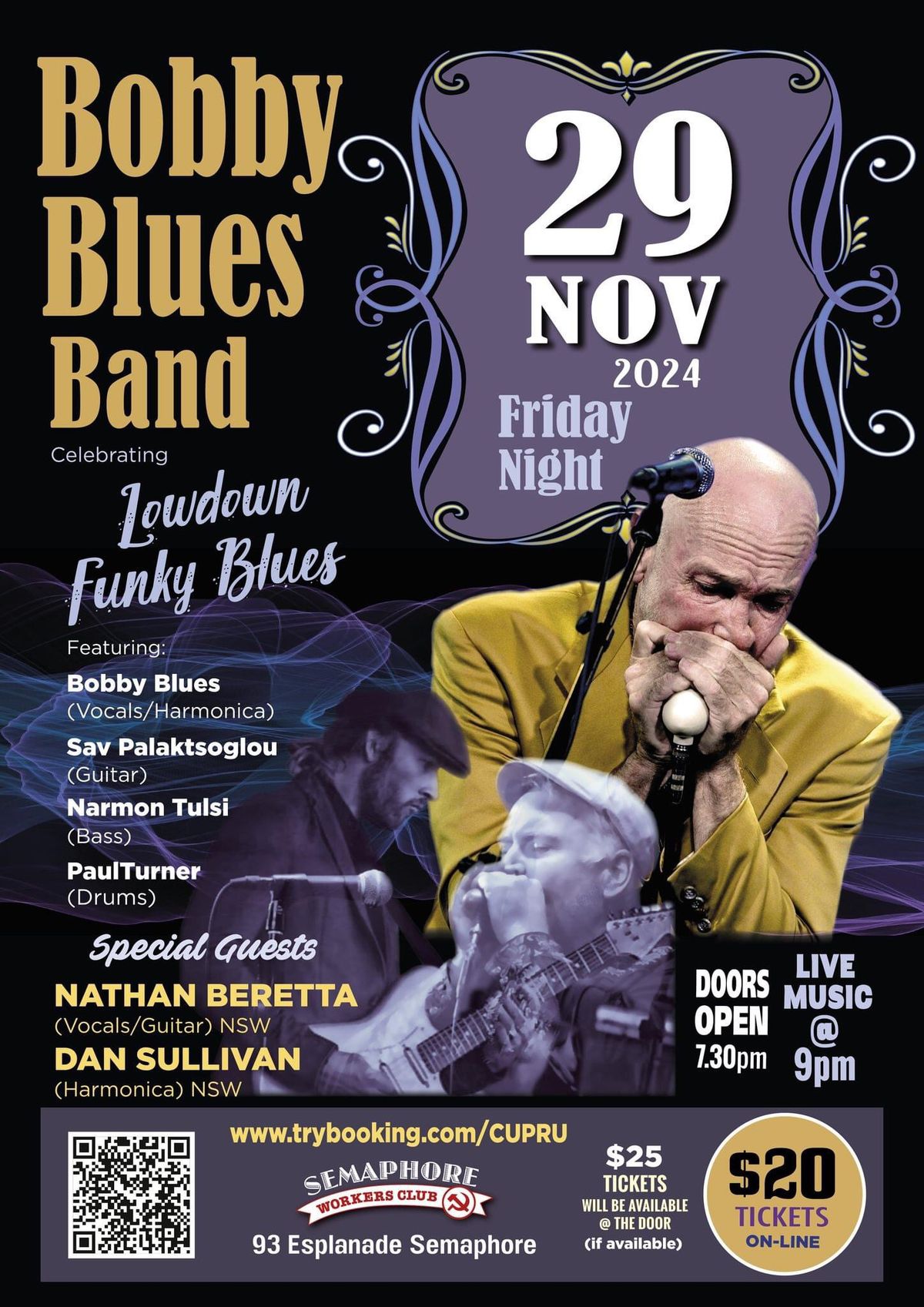 THE BOBBY BLUES BAND WITH DAN SULLIVAN & NATHAN BERETTA