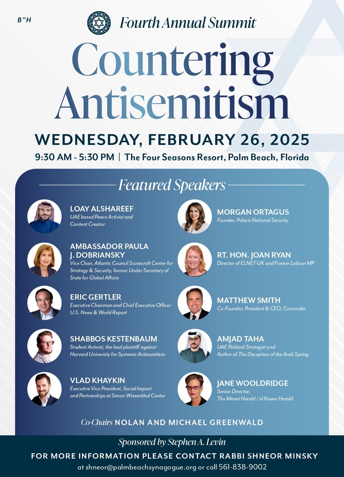 Fourth Annual Summit Countering Antisemitism