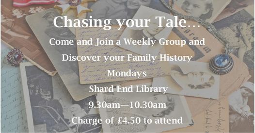 Trace Your Family Tree - Book a Place