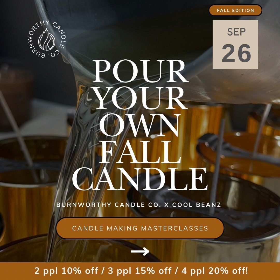 Fall Candle Making Masterclass @Cool Beanz