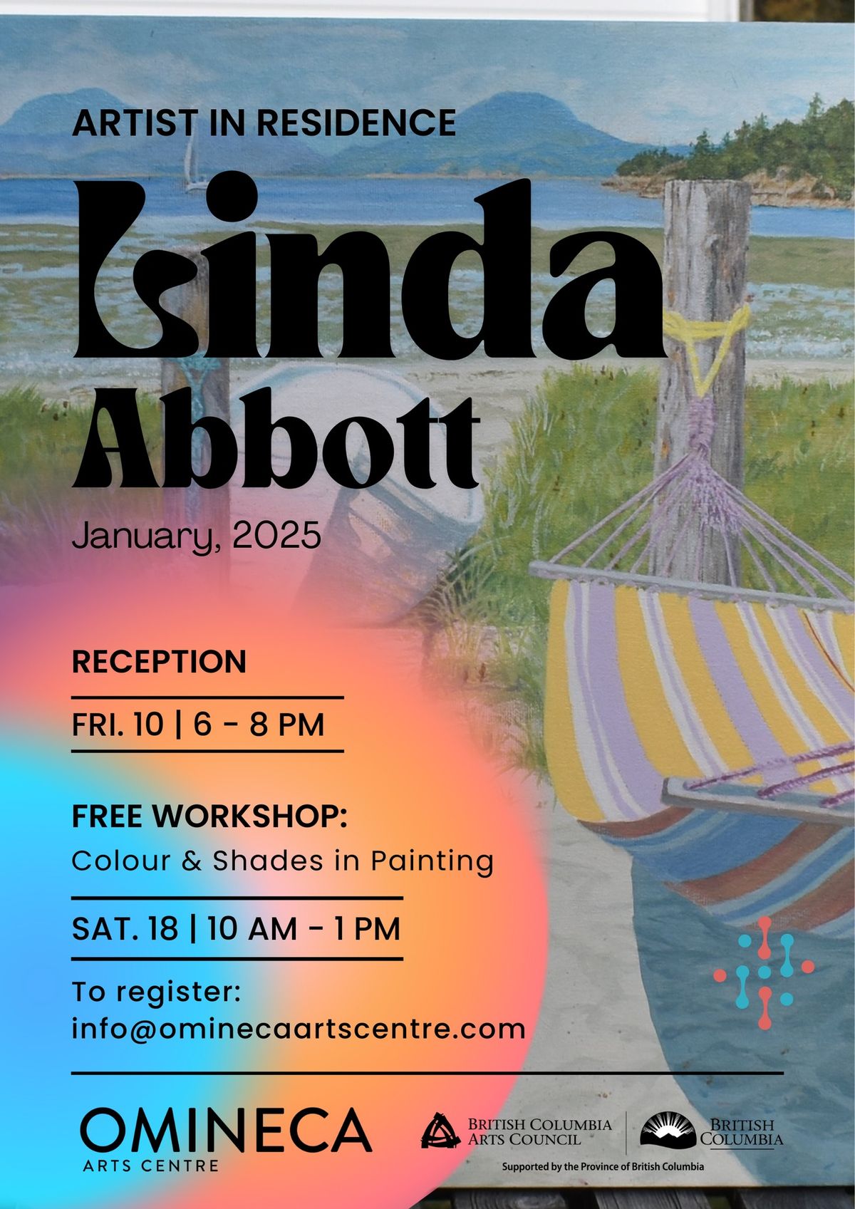 Free Workshop by Linda Abbott - Colour & Shades in Acrylic Painting