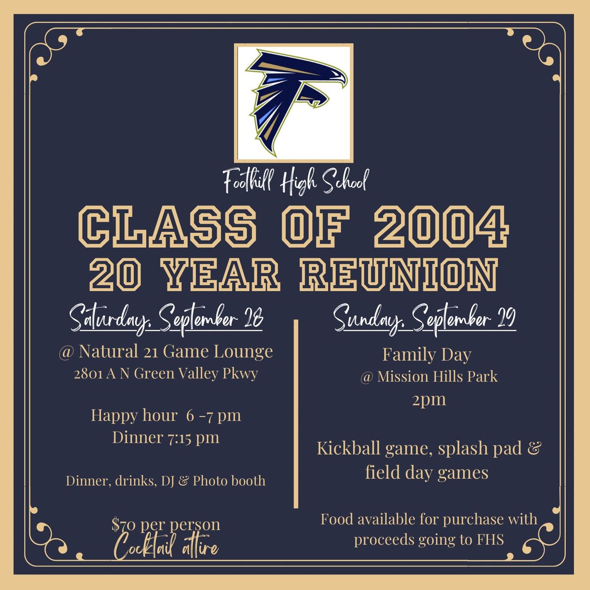 20 Year Reunion - FHS Class of 2004 