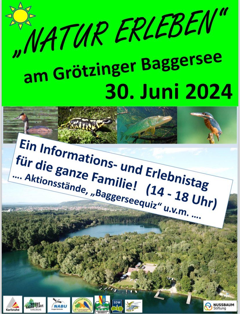 Natur erleben am Baggersee Gr\u00f6tzingen 