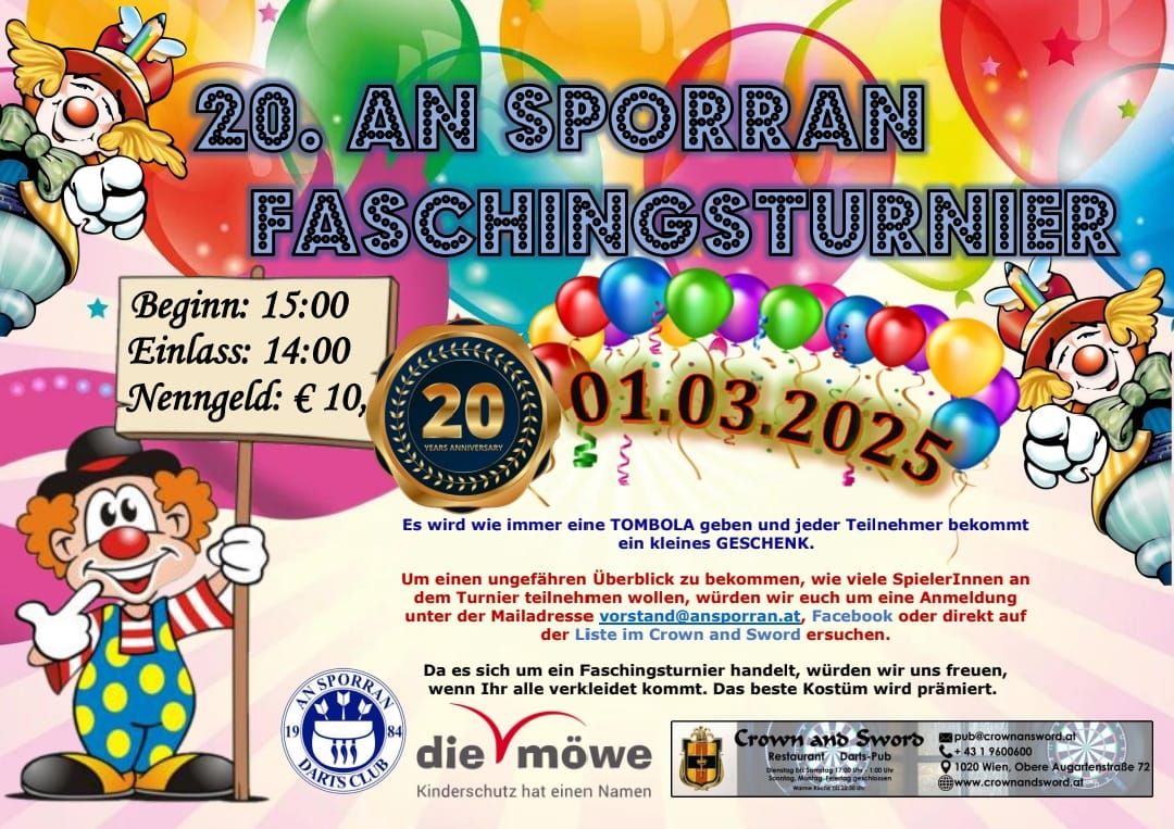 20. An Sporran Faschingsturnier