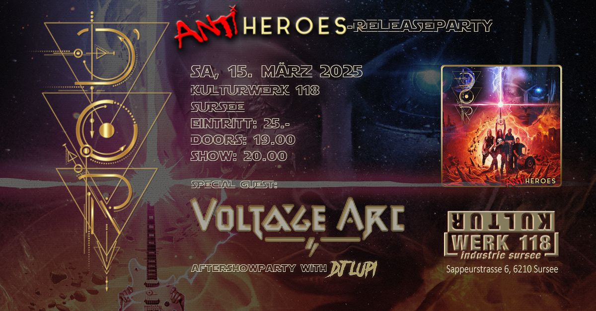 D'OR AntiHeroes Album Releaseparty