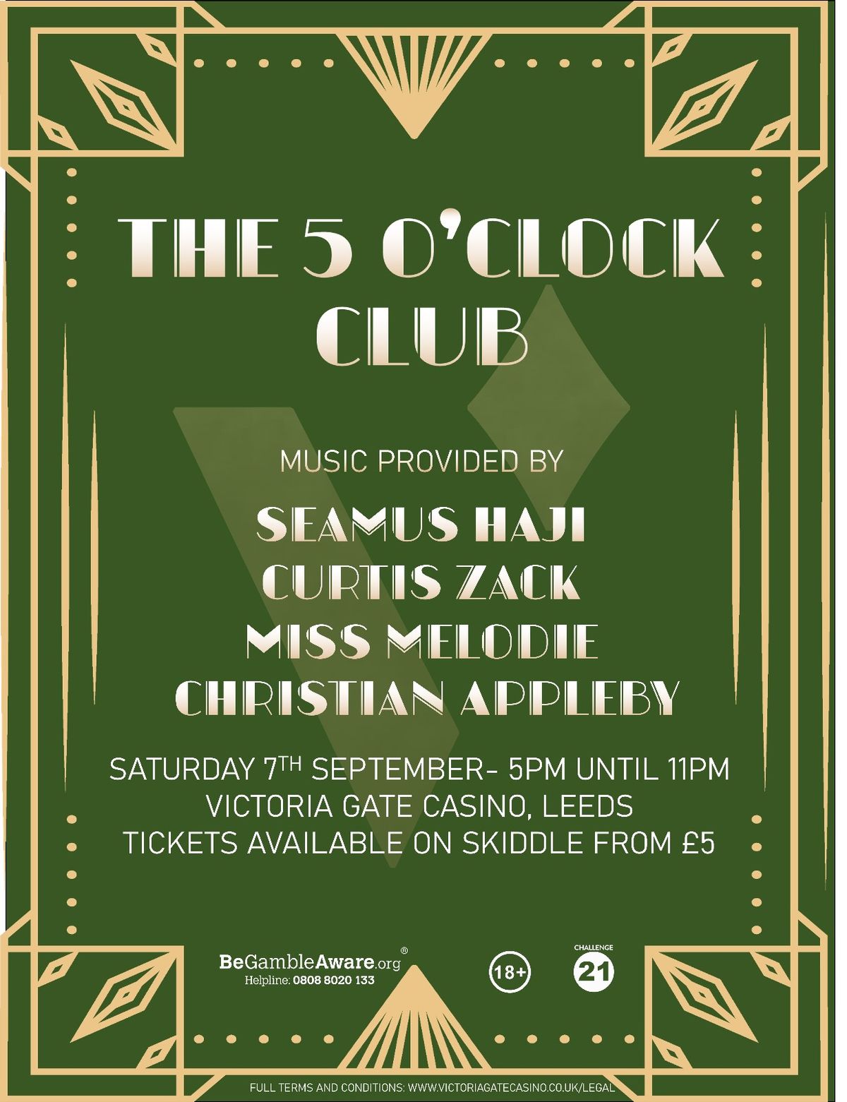 The 5 O'Clock Club - 7th September 