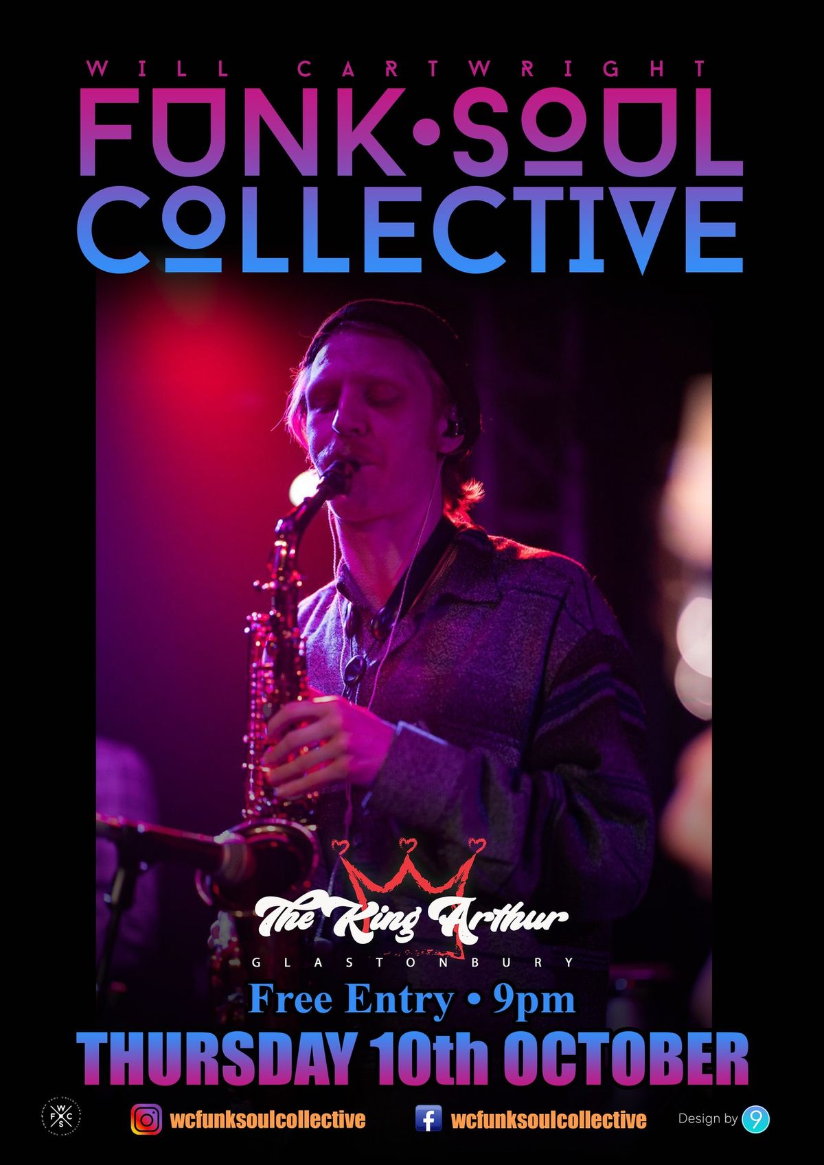 Will Cartwright's Funk Soul Collective @ The King Arthur, Glastonbury 