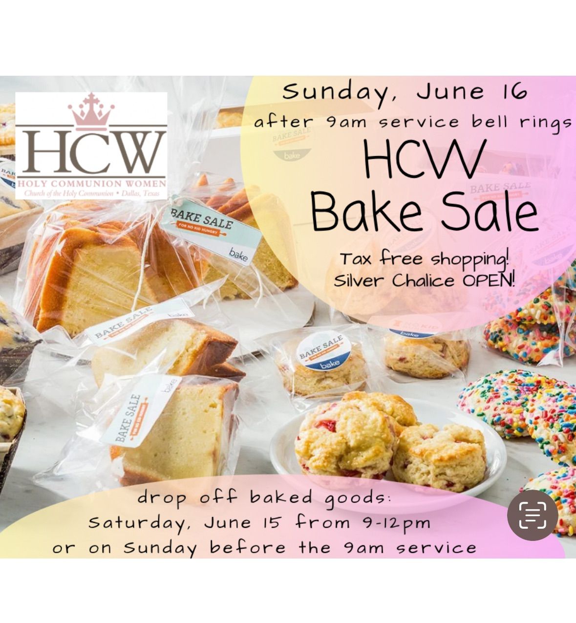 HCW bake Sale