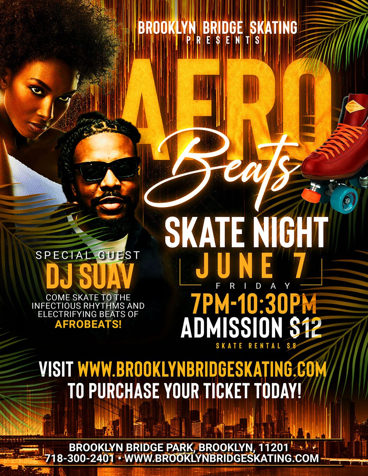 Afro Beats Skate Night!