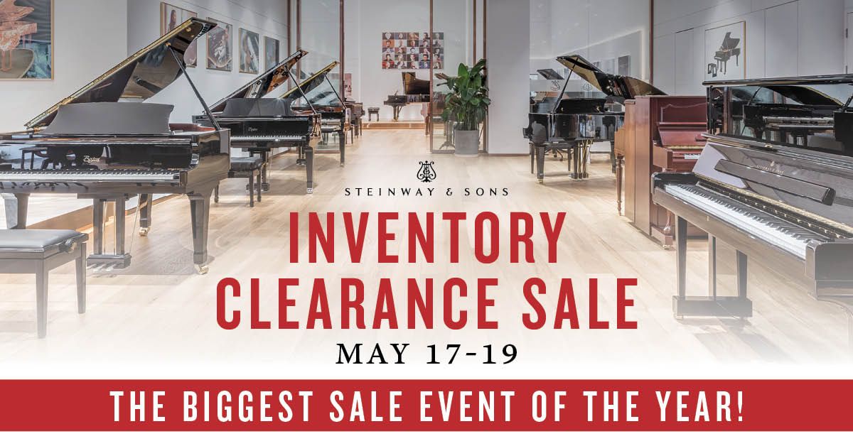 Steinway & Sons Inventory Clearance Sale