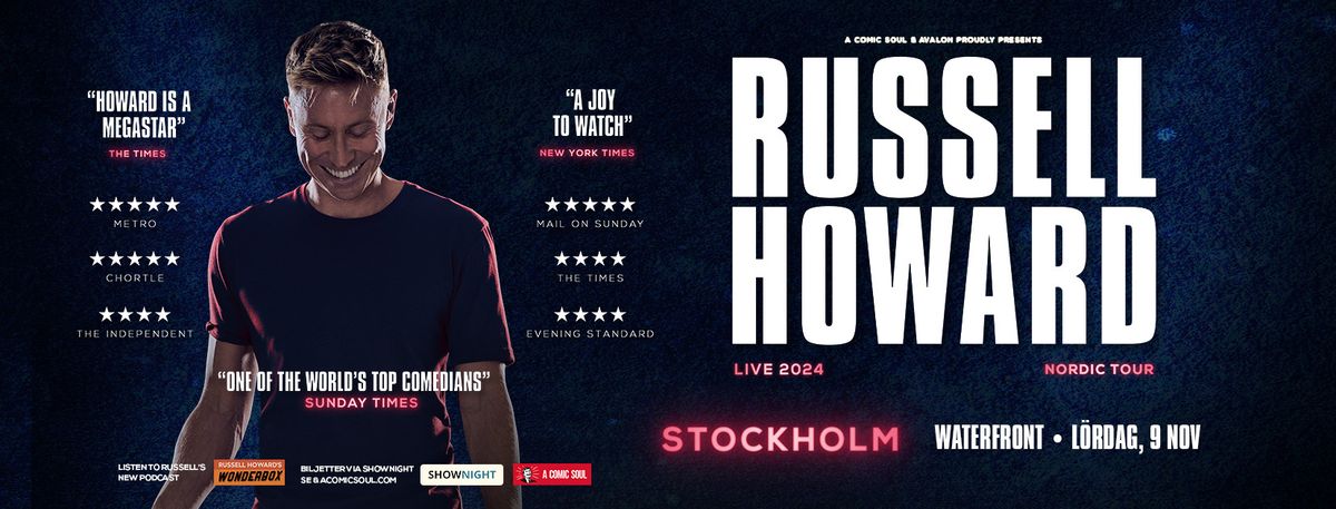 Russell Howard \/\/ Stockholm \/\/ 09.11.24