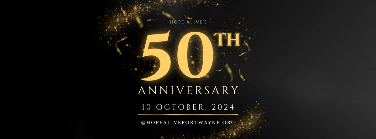 Hope Alive's 50th Anniversary Gala