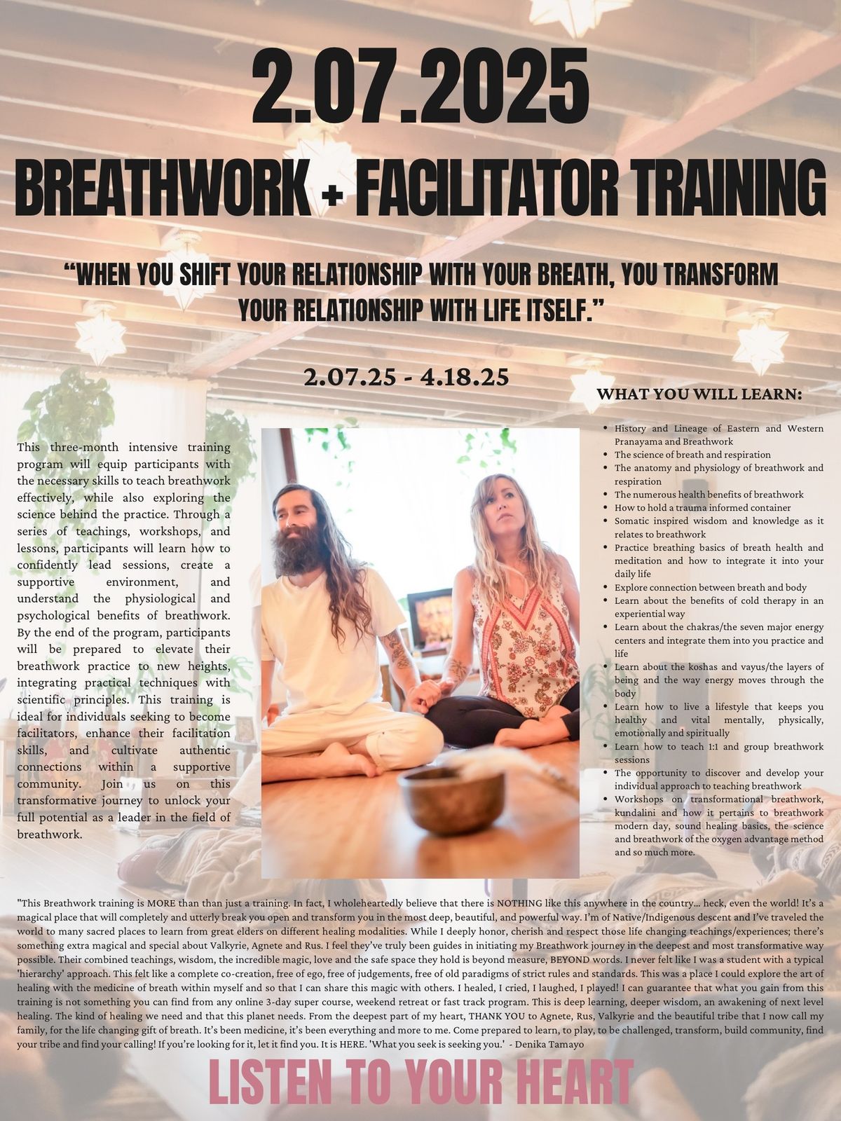 Breathwork + Facilitator Training