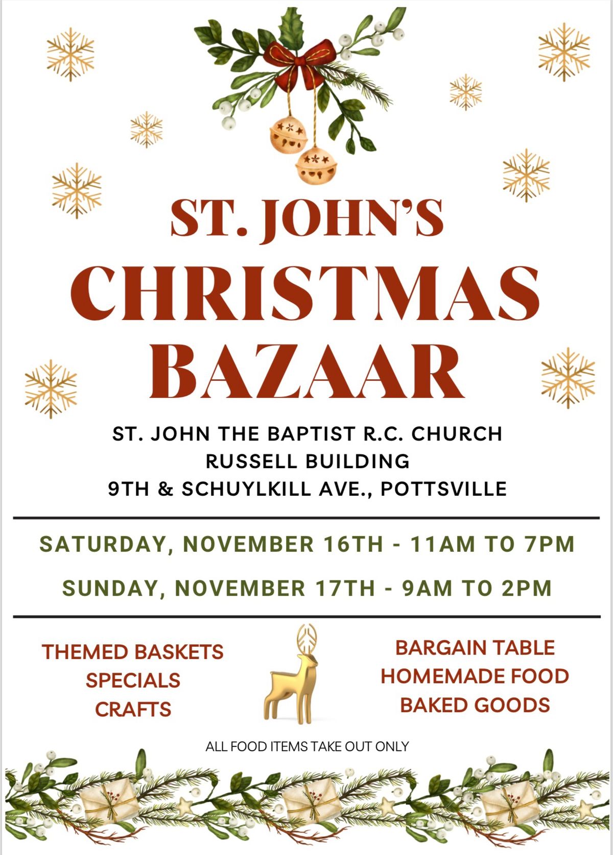 St. John\u2019s Christmas Bazaar