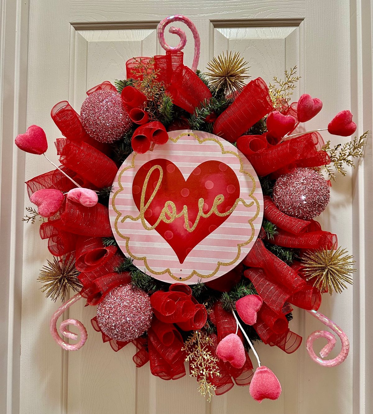 Valentine\u2019s Wreath Class 2 choices