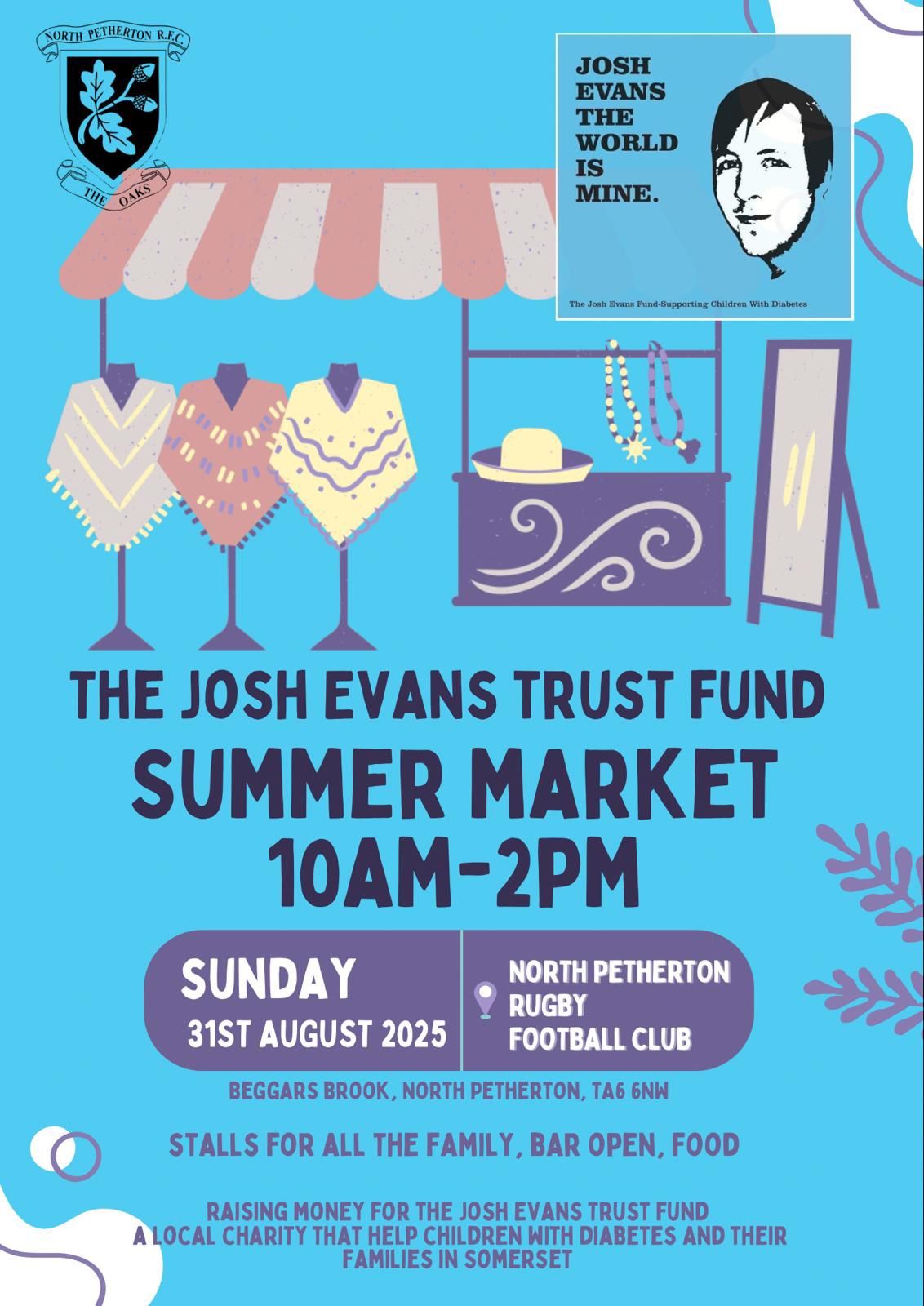 THE JOSH EVANS TRUST FUND SUMMER MARKET 2025