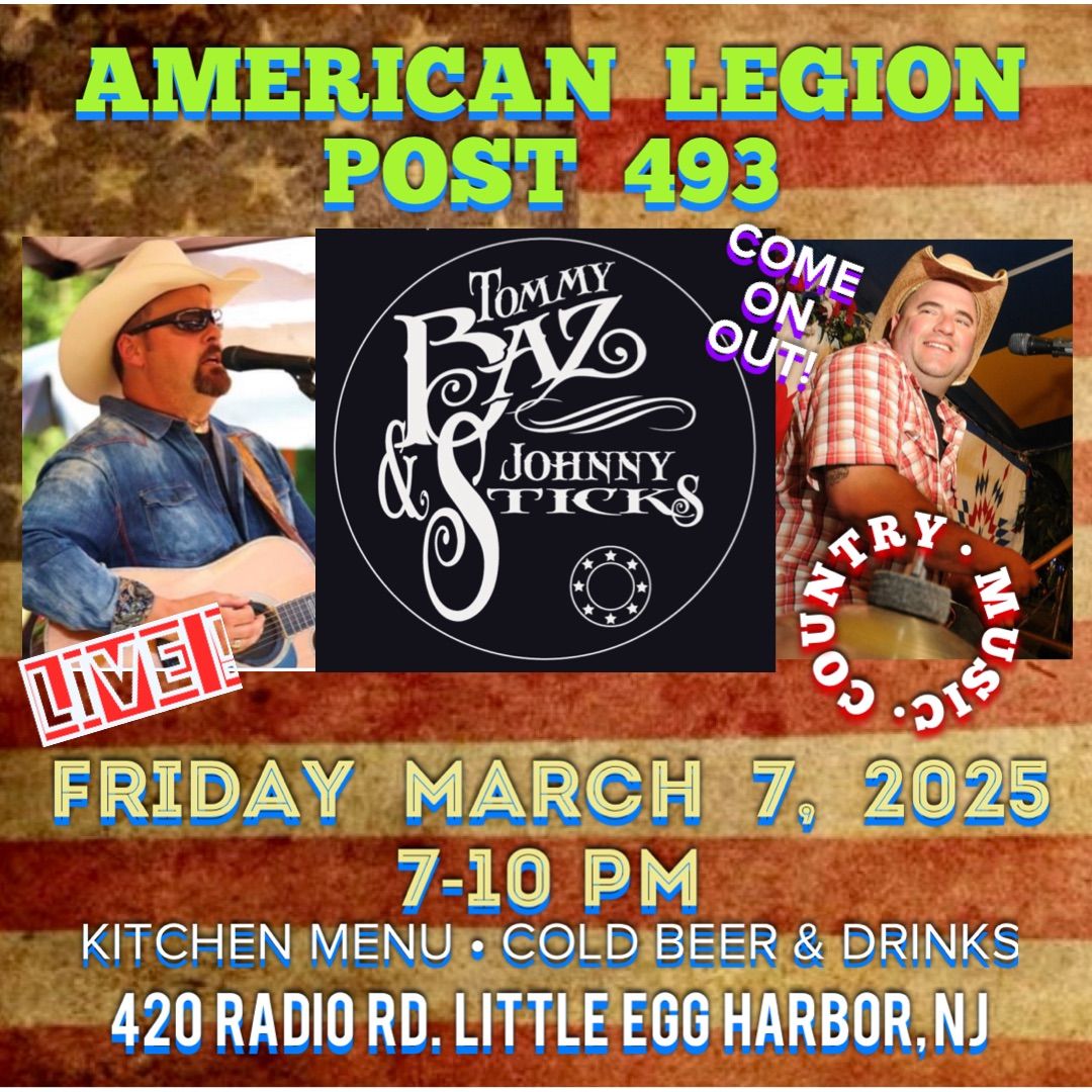 Baz and Sticks return to Tuckerton American Legion