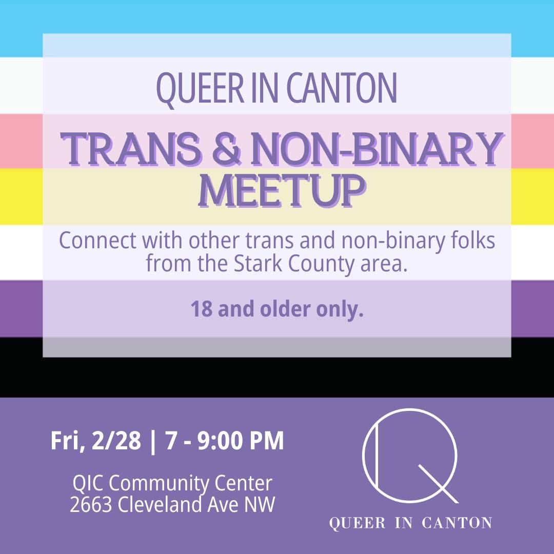 Trans & Non-binary Meetup (18+)