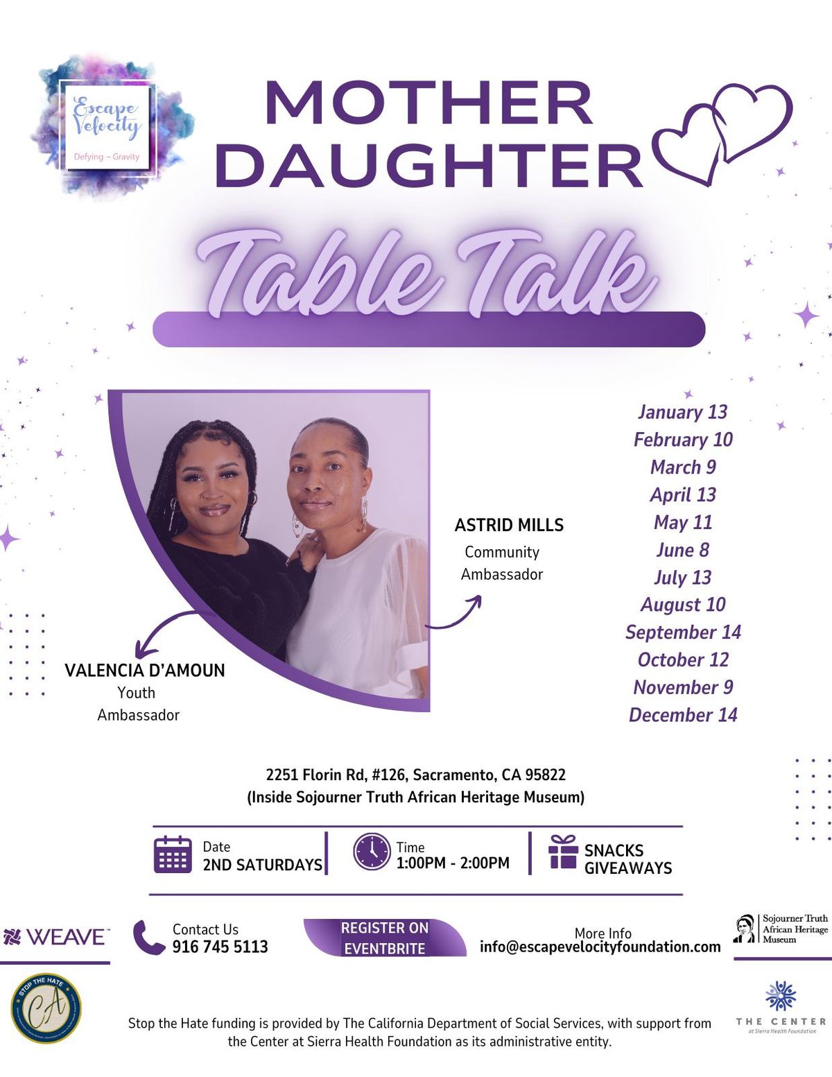 Mother Daughter Table Talk