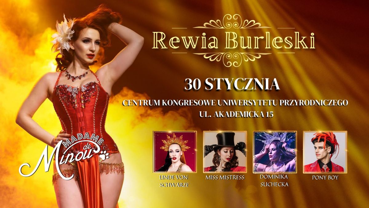 Rewia Burleski od Madame de Minou 30.01.2025 Centrum Kongresowe LUBLIN