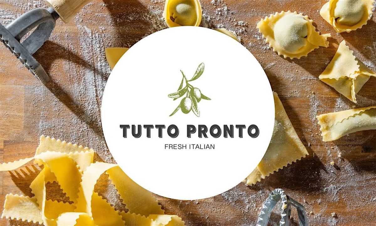 Tutto Pronto Pasta Class with Chef Adam: Spinach & Ricotta Ravioli