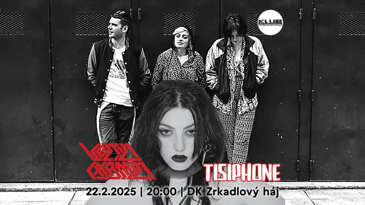 KLUB ZA ZRKADLOM: VENIN CARMIN + TISIPHONE (FR) 