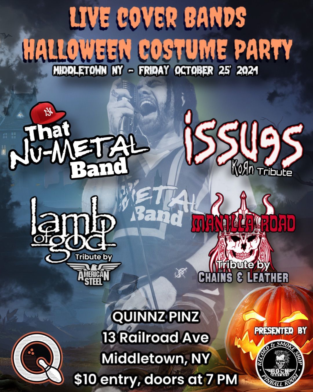 Halloween Costume Party- That Nu-Metal Band, Issues, American Steel, Chains & Leather