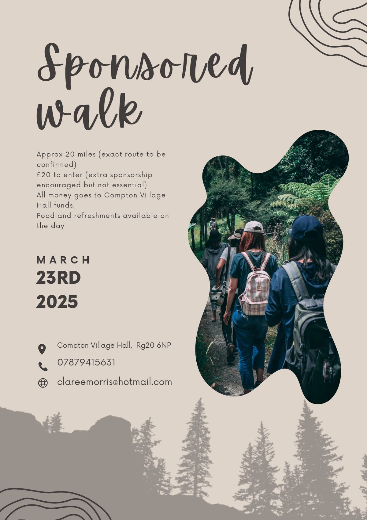 Sponsored walk