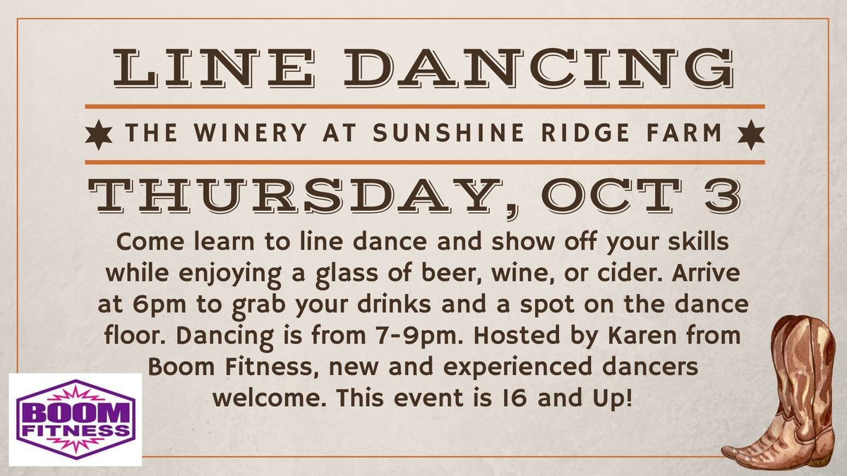 Line Dancing at Sunshine Ridge Farm