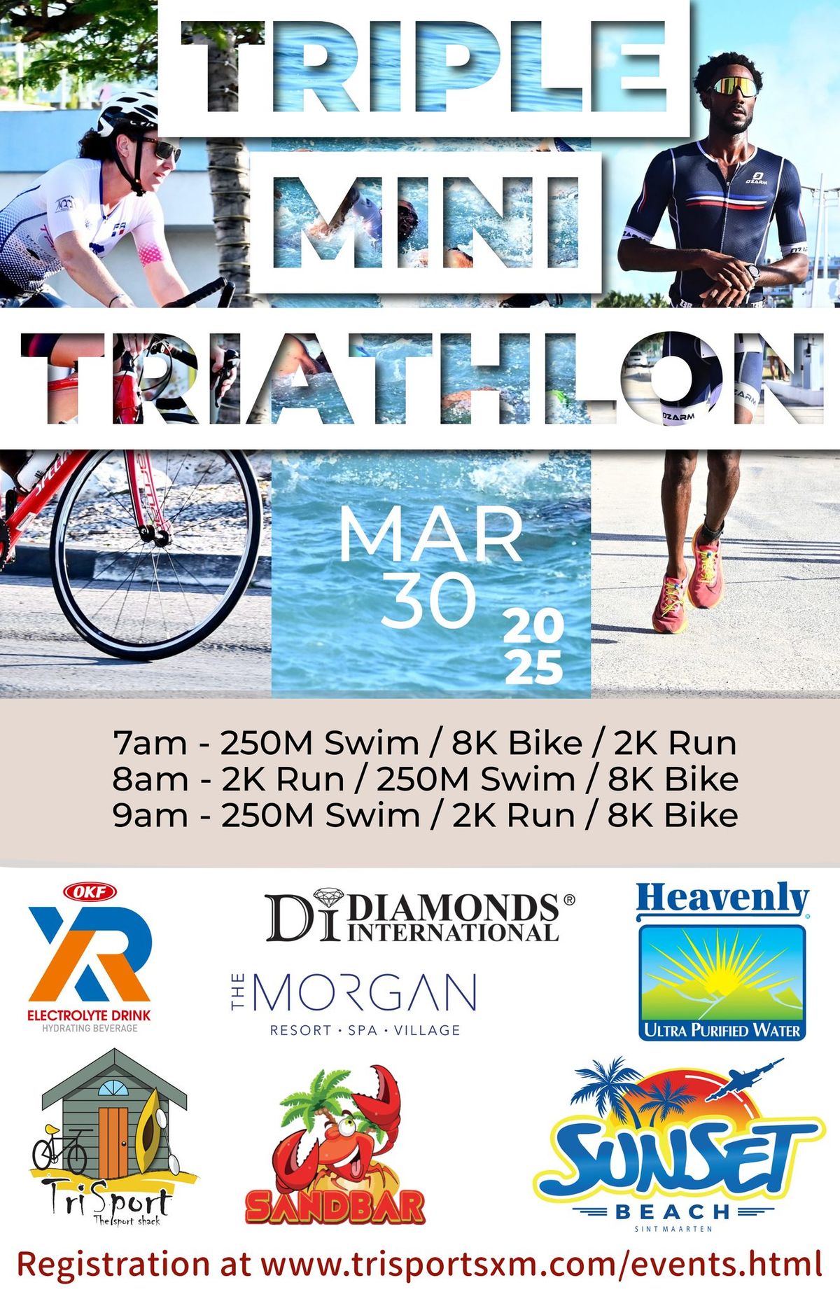 2025 Sunset Beach Bar Triple Mini Triathlon