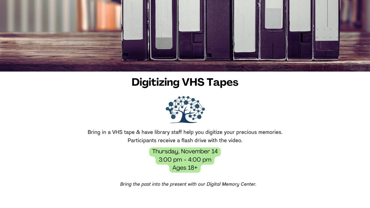 Digitizing VHS Tapes