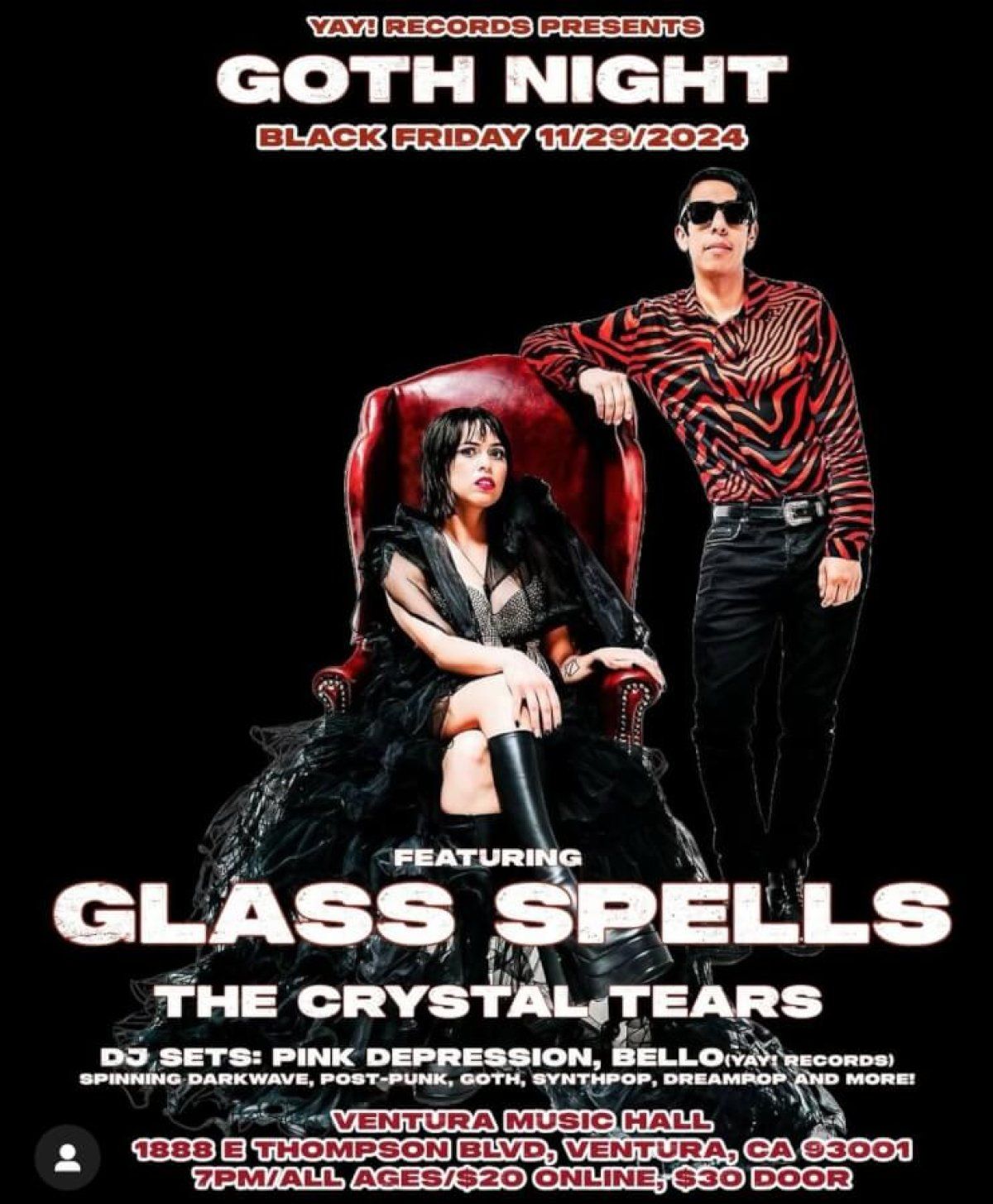 Glass Spells at Ventura Music Hall