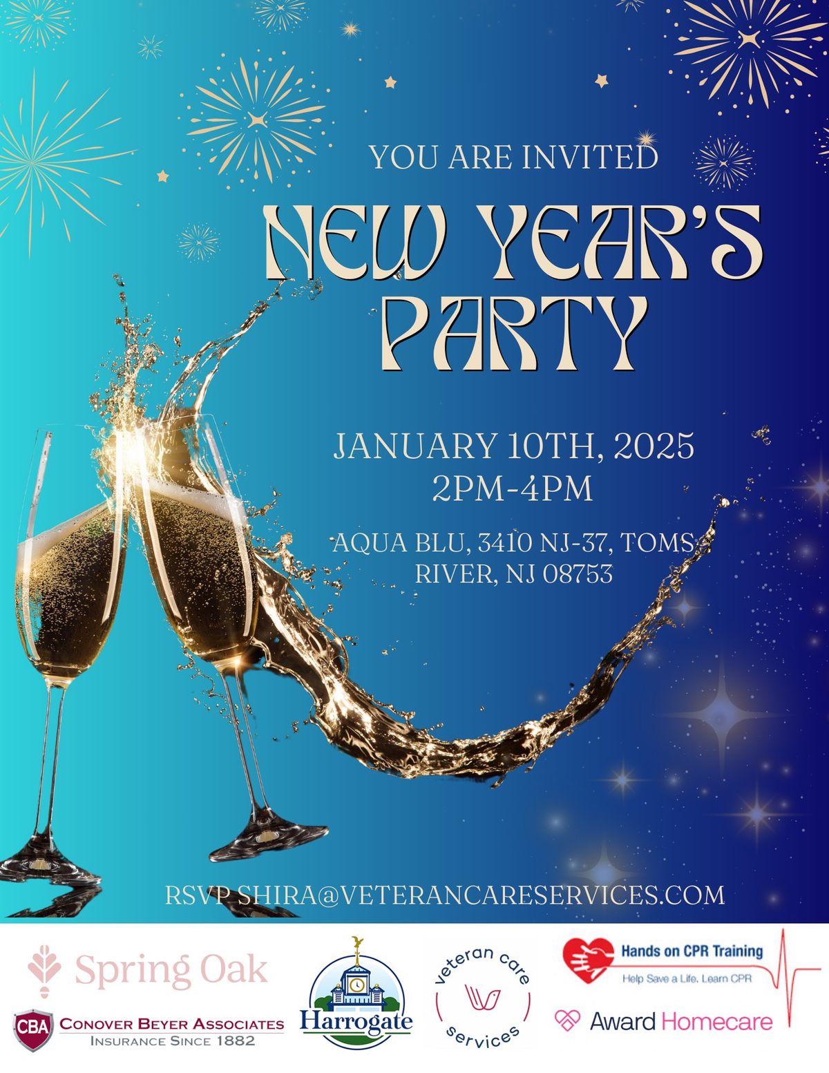 New Years Party at Aqua Blu!