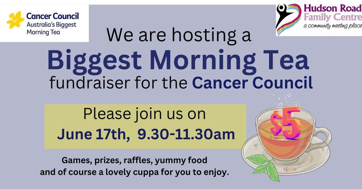 Cancer Council Biggest Morning Tea Fundraiser