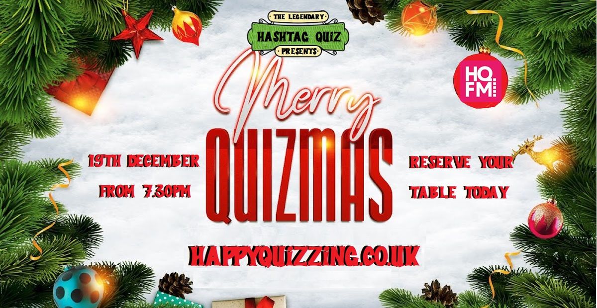 Merry Quizmas Hashtag Quiz at Chew's Yard