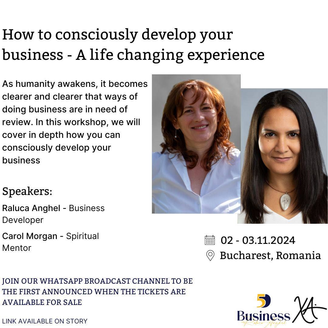 Save the Date! How to consciously develop your business