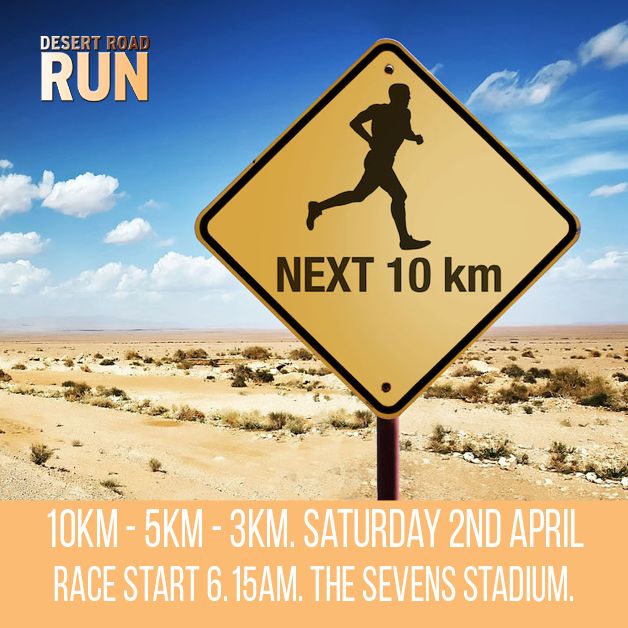 Desert Road Run 10k, 5k 3k