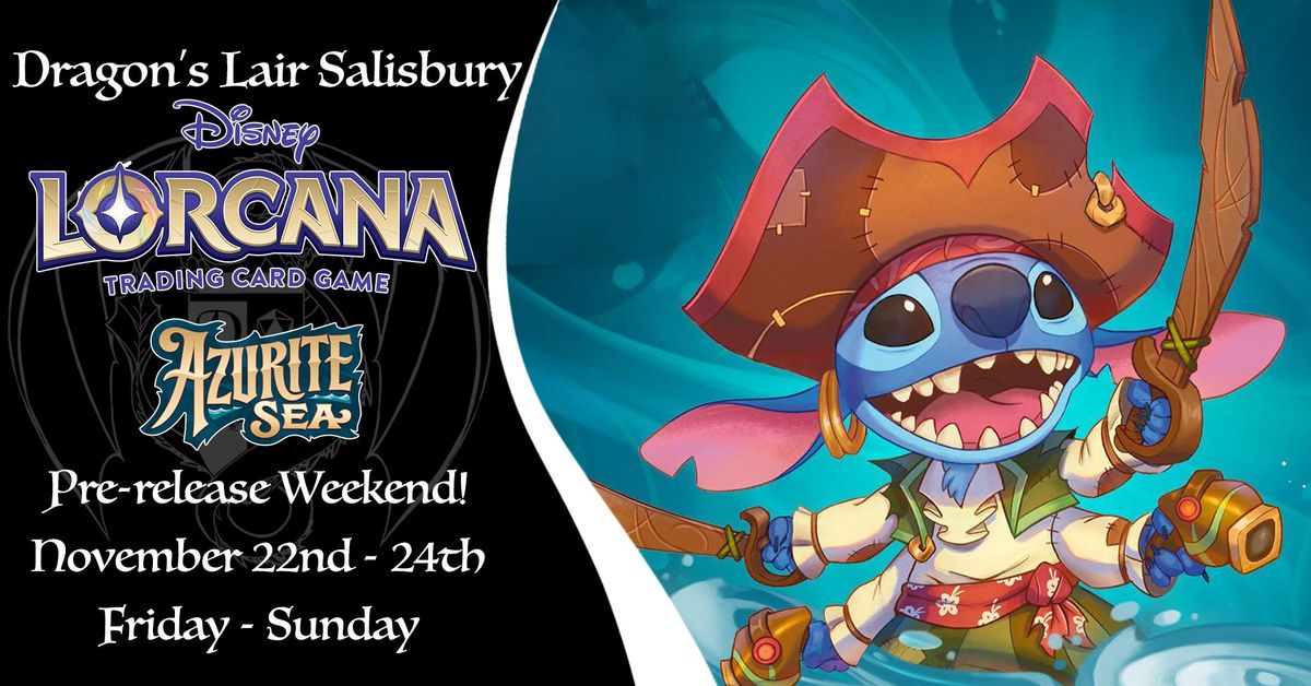 DLS - Lorcana Azurite Sea Pre-Release Weekend! - *BOOSTER BOX DOOR PRIZE!*