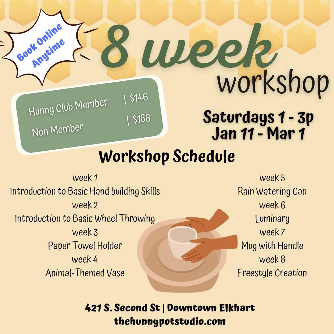 CLASS | 8 Week Clay Workshop 