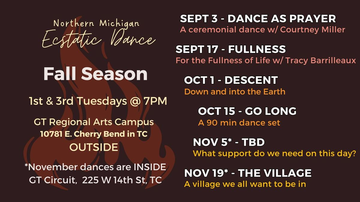 Fall Season of Dance with NoMi Ecstatic Dance