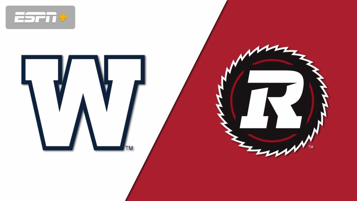 Ottawa REDBLACKS at Winnipeg Blue Bombers