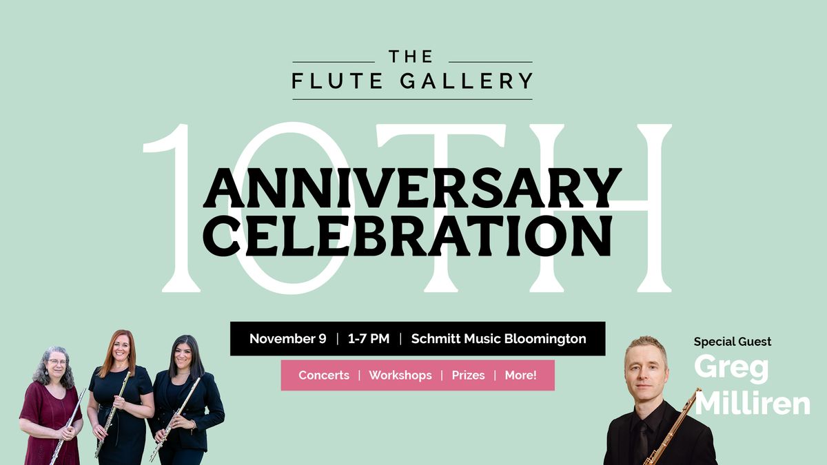 The Flute Gallery 10th Anniversary Celebration