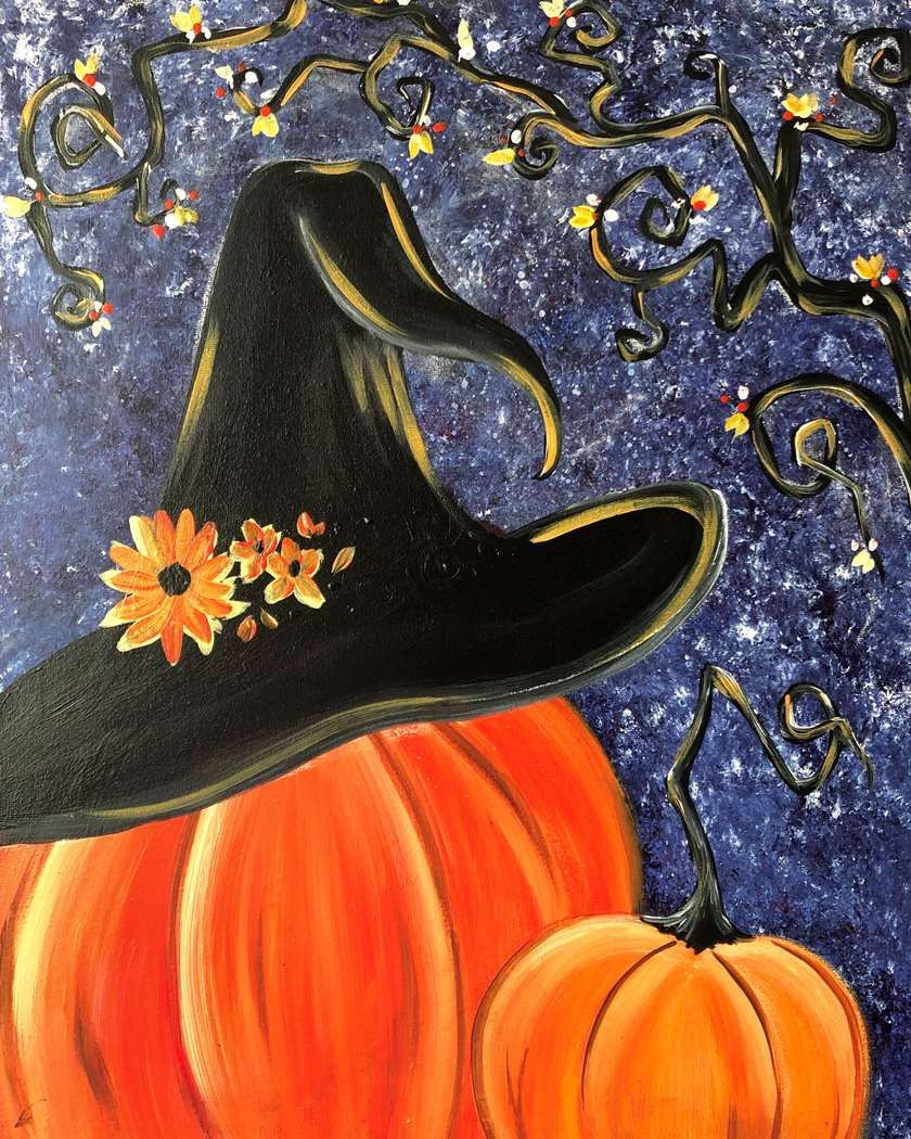 Pumpkin Witch-Paint Party