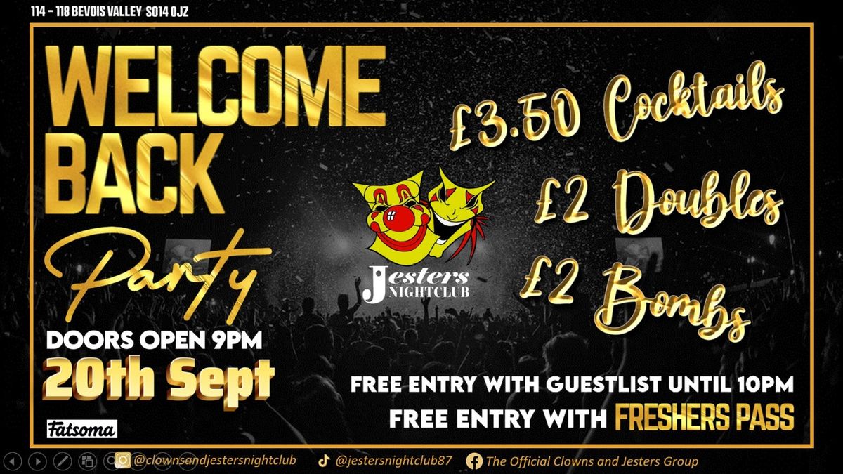 Welcome Back Party