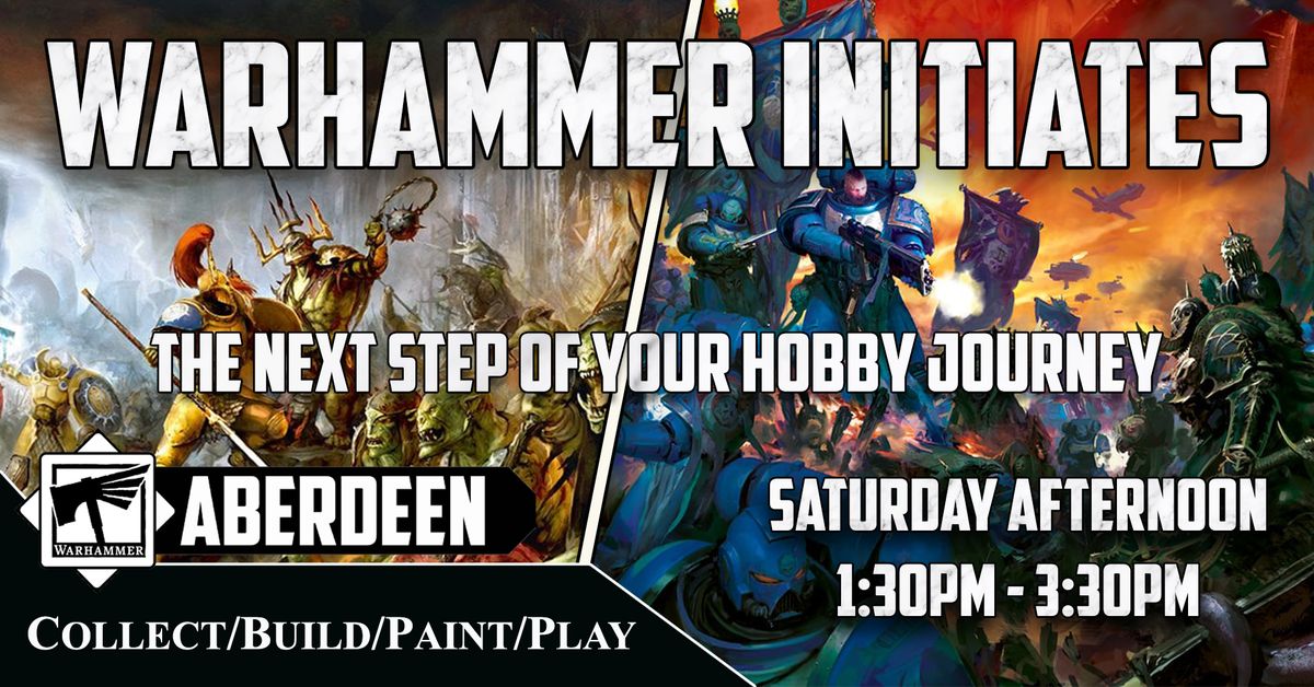 Warhammer Initiates: Build & Paint Session