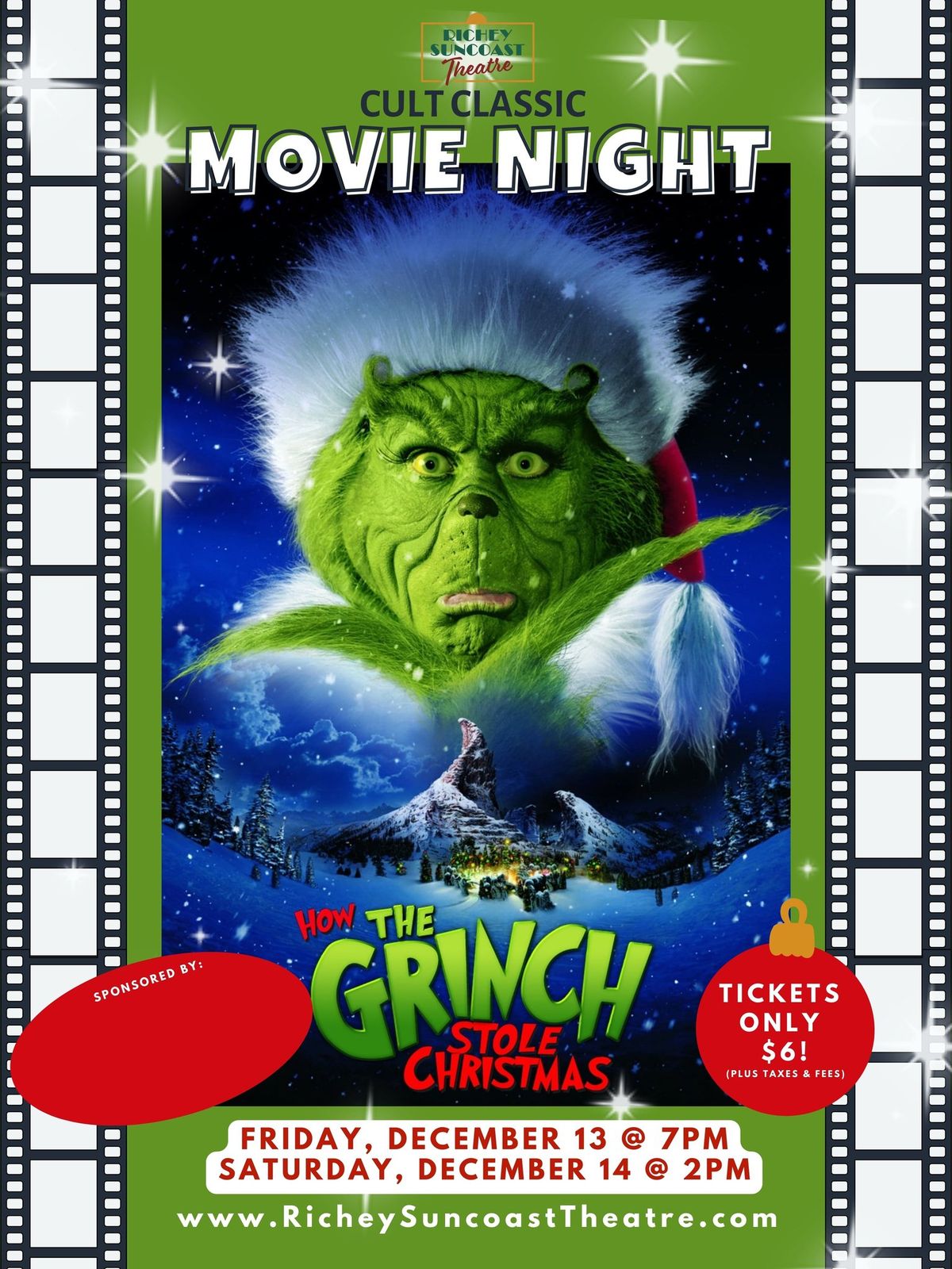 How The Grinch Stole Christmas: Classic Movie Night @ Richey Suncoast Theatre