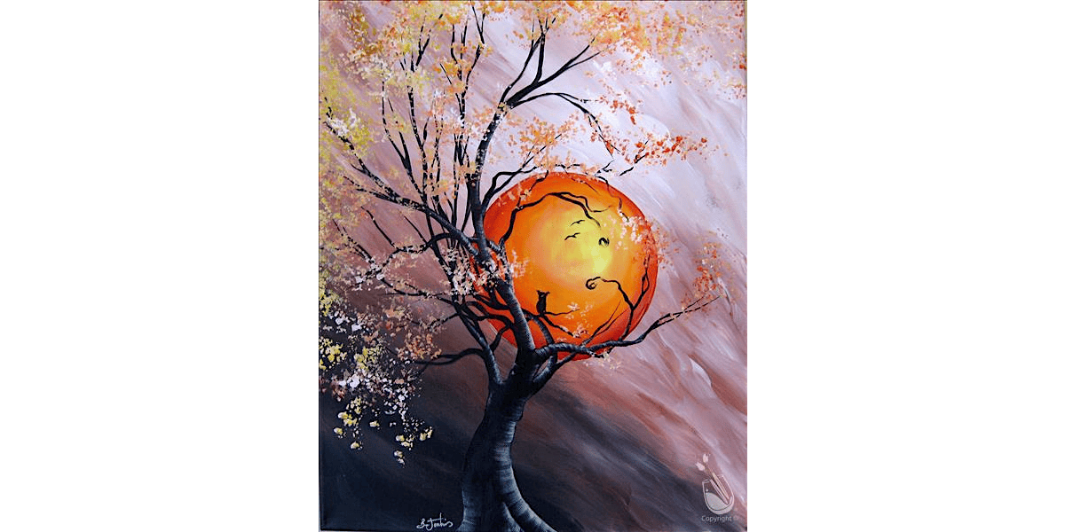 Golden Harvest Moon - Paint and Sip in Denver | Classpop!\u2122