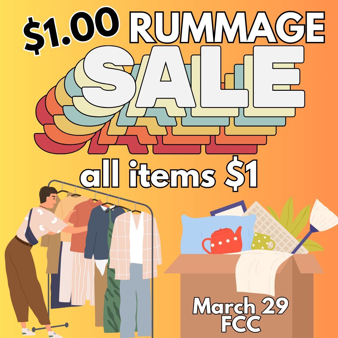 $1 Rummage Sale Benefitting The Missions Team